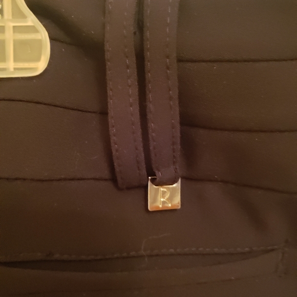 3/$25 Reitmans black crop/petite wide leg dress pants, mid-rise size 12p - Picture 6 of 7